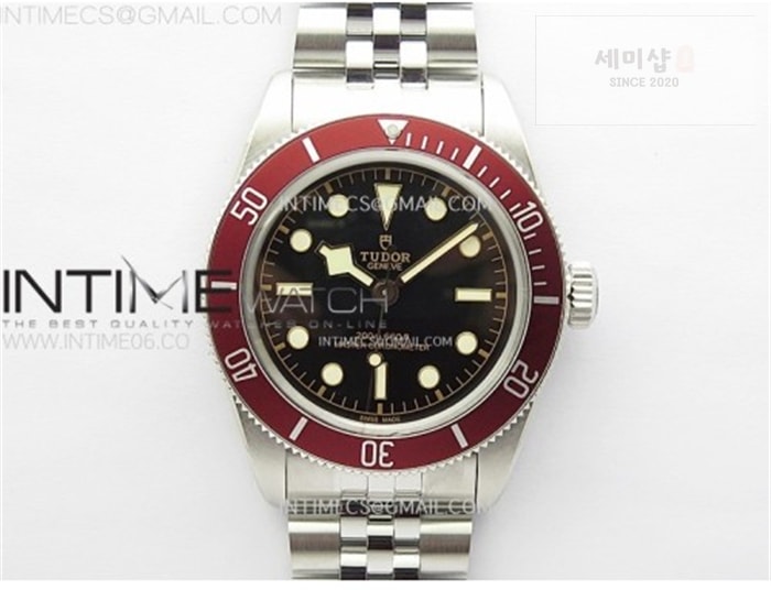 Tudor ZF공장 튜더 헤리티지 블랙베이 41 레드베젤 블랙다이얼 브레이슬릿 Heritage Black Bay M7941A1A0RU-0003 41mm SS ZF 1_1 Best Edition Black Dial Red Bezel on SS Bracelet A2824 시계 16번 이미지