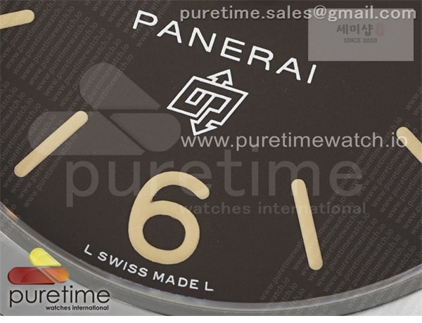 Panerai HW공장 파네라이 루미노르 PAM632 브라운다이얼 가죽스트랩 PAM632 N HWF 1_1 Best Edition Brown Dial on Brown Leather Strap A6497 시계 19번 이미지