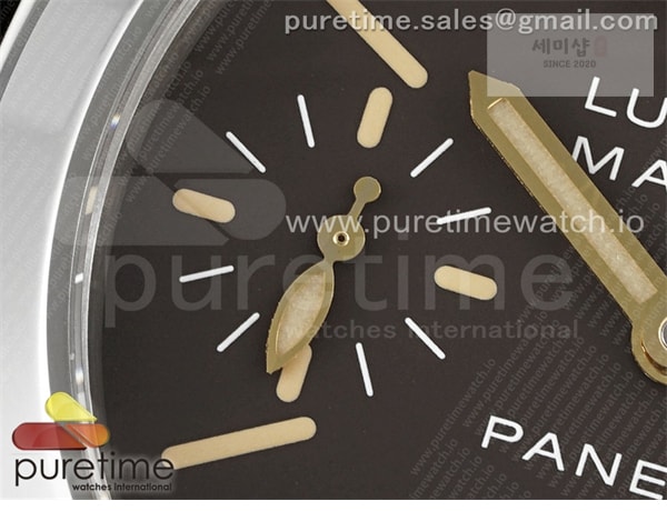 Panerai HW공장 파네라이 루미노르 PAM632 브라운다이얼 가죽스트랩 PAM632 N HWF 1_1 Best Edition Brown Dial on Brown Leather Strap A6497 시계 5번 이미지