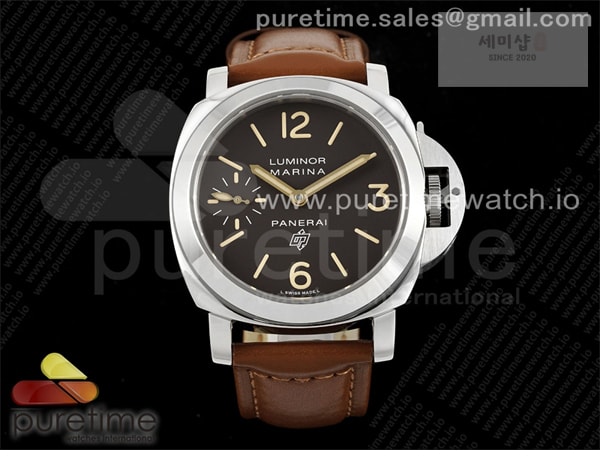 Panerai HW공장 파네라이 루미노르 PAM632 브라운다이얼 가죽스트랩 PAM632 N HWF 1_1 Best Edition Brown Dial on Brown Leather Strap A6497 시계 6번 이미지