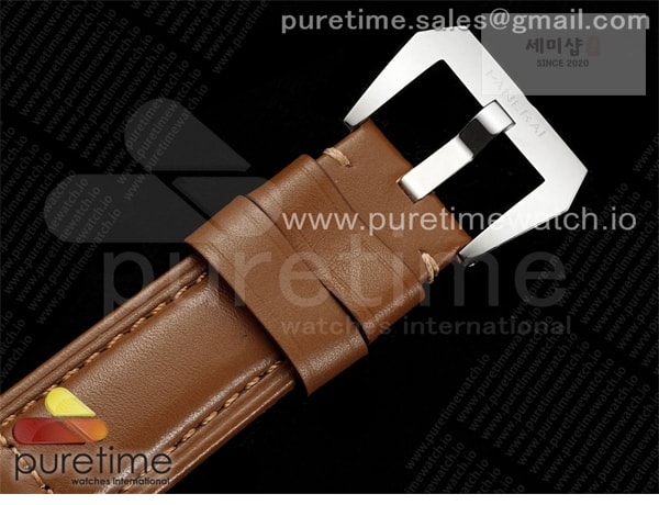 Panerai HW공장 파네라이 루미노르 PAM632 브라운다이얼 가죽스트랩 PAM632 N HWF 1_1 Best Edition Brown Dial on Brown Leather Strap A6497 시계 30번 이미지
