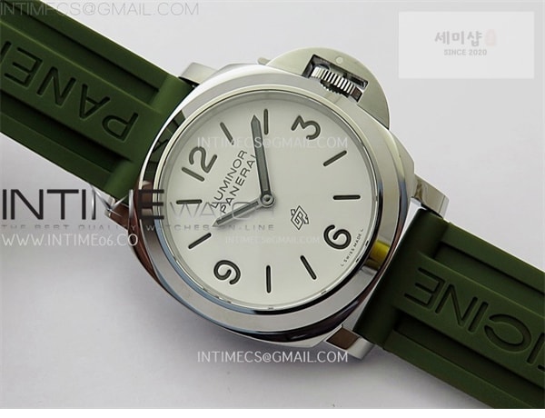 Panerai TT공장 파네라이 PAM1113 화이트다이얼 그린러버스트랩 PAM1113 W TTF 1_1 Best Edition White Dial on Green Rubber Strap A6497 시계 2번 이미지