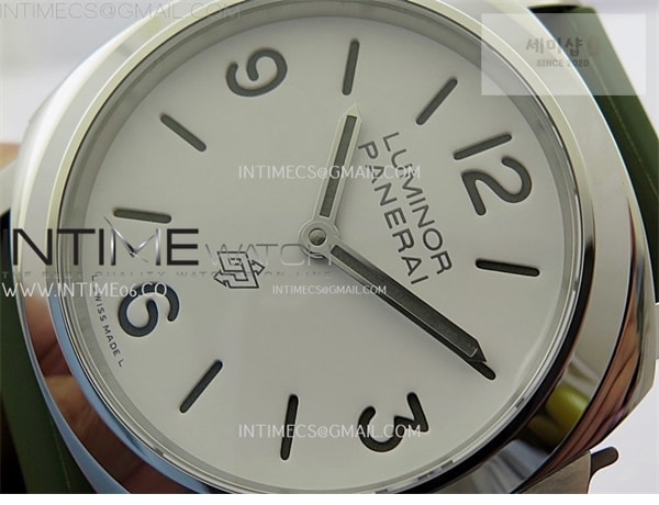 Panerai TT공장 파네라이 PAM1113 화이트다이얼 그린러버스트랩 PAM1113 W TTF 1_1 Best Edition White Dial on Green Rubber Strap A6497 시계 4번 이미지