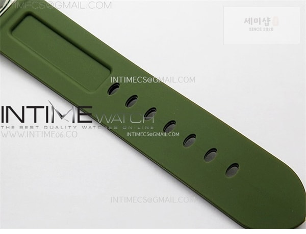 Panerai TT공장 파네라이 PAM1113 화이트다이얼 그린러버스트랩 PAM1113 W TTF 1_1 Best Edition White Dial on Green Rubber Strap A6497 시계 19번 이미지