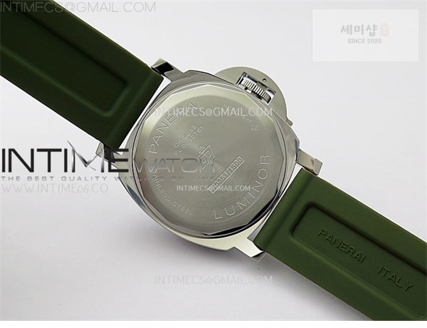 Panerai TT공장 파네라이 PAM1113 화이트다이얼 그린러버스트랩 PAM1113 W TTF 1_1 Best Edition White Dial on Green Rubber Strap A6497 시계 14번 이미지