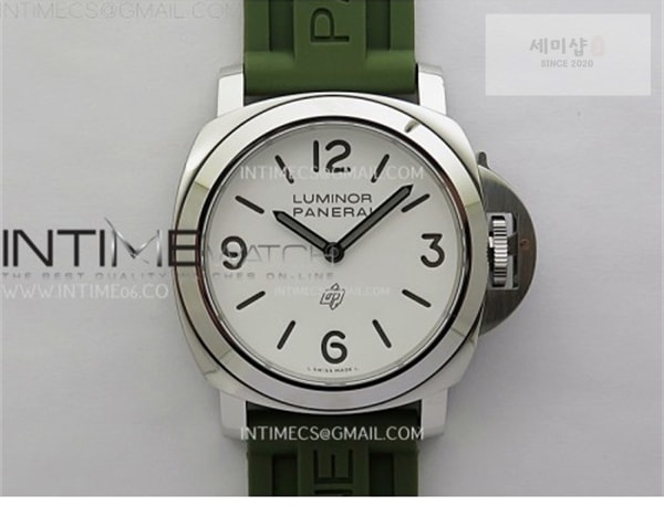 Panerai TT공장 파네라이 PAM1113 화이트다이얼 그린러버스트랩 PAM1113 W TTF 1_1 Best Edition White Dial on Green Rubber Strap A6497 시계 20번 이미지