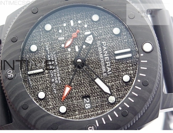 Panerai VS공장 파네라이 PAM1039 섭머저블 카보테크 그레이다이얼 러버스트랩 PAM1039 Carbotech VSF Best Edition Dark Grey Sail Dial on Rubber Strap P.9010 Clone 시계 4번 이미지