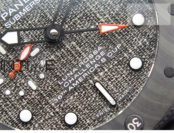Panerai VS공장 파네라이 PAM1039 섭머저블 카보테크 그레이다이얼 러버스트랩 PAM1039 Carbotech VSF Best Edition Dark Grey Sail Dial on Rubber Strap P.9010 Clone 시계 18번 이미지