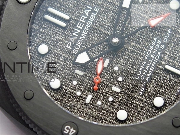 Panerai VS공장 파네라이 PAM1039 섭머저블 카보테크 그레이다이얼 러버스트랩 PAM1039 Carbotech VSF Best Edition Dark Grey Sail Dial on Rubber Strap P.9010 Clone 시계 21번 이미지