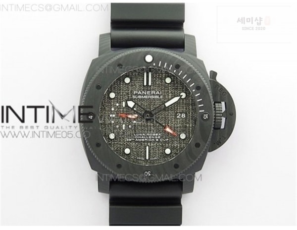 Panerai VS공장 파네라이 PAM1039 섭머저블 카보테크 그레이다이얼 러버스트랩 PAM1039 Carbotech VSF Best Edition Dark Grey Sail Dial on Rubber Strap P.9010 Clone 시계 17번 이미지