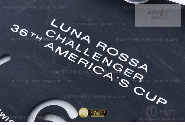 Panerai VS공장 파네라이 PAM1096 루나로사 GMT 가죽스트랩 Lum. Luna Rossa GMT TI_LE Blk VSF P9010 시계 5번 이미지