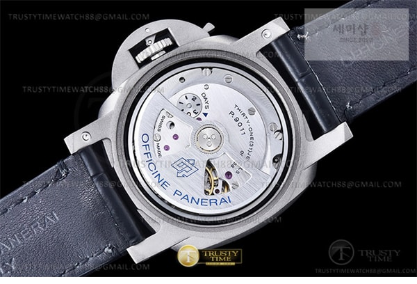 Panerai VS공장 파네라이 PAM1096 루나로사 GMT 가죽스트랩 Lum. Luna Rossa GMT TI_LE Blk VSF P9010 시계 25번 이미지