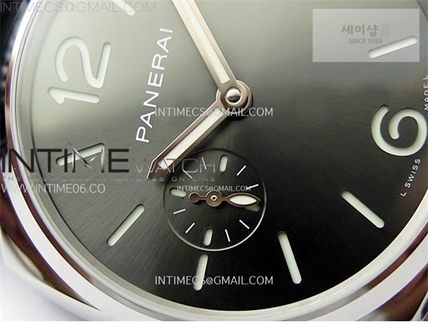 Panerai VS공장 파네라이 PAM1250 블랙다이얼 블랙가죽스트랩 PAM1250 X SS VSF 1_1 Best Edition Black Dial on Black Leather Strap Asian P900 시계 6번 이미지