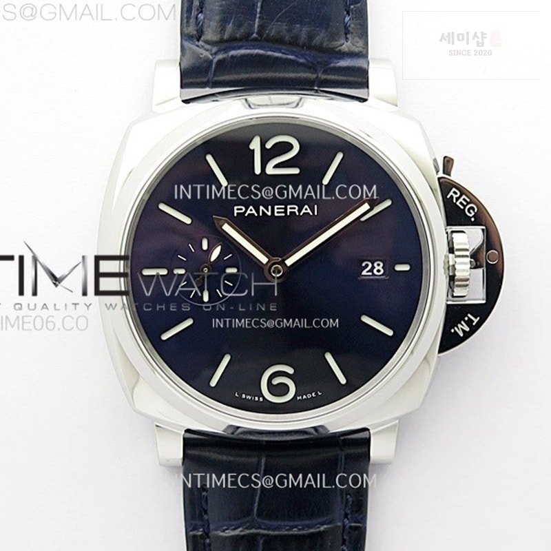 Panerai VS공장 파네라이 PAM1274 블루다이얼 블루가죽스트랩 PAM1274 X SS VSF 1_1 Best Edition Blue Dial on Blue Leather Strap Asian P900 시계 1번 이미지