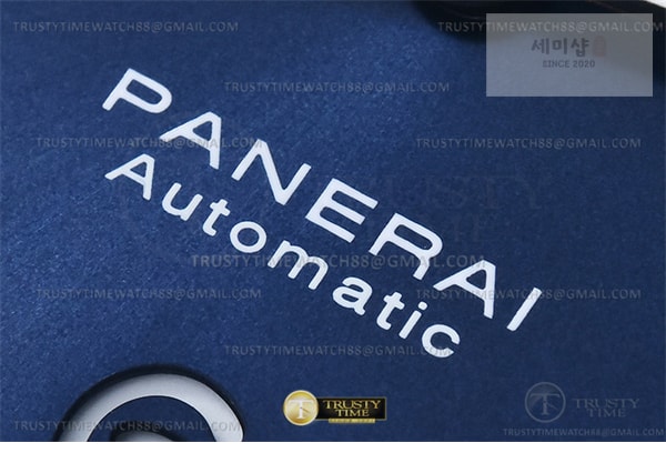 Panerai VS공장 파네라이 PAM1279 루미노르 Gmt 블루다이얼 가죽스트랩 PAM1279 Lum. GMT TI_LE Blue VSF P9010 시계 6번 이미지