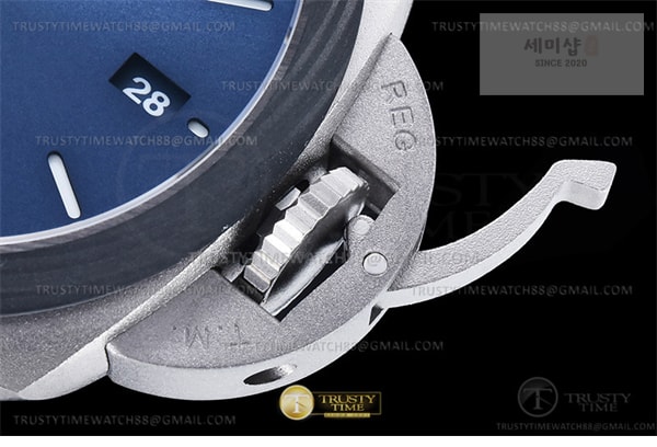 Panerai VS공장 파네라이 PAM1279 루미노르 Gmt 블루다이얼 가죽스트랩 PAM1279 Lum. GMT TI_LE Blue VSF P9010 시계 8번 이미지