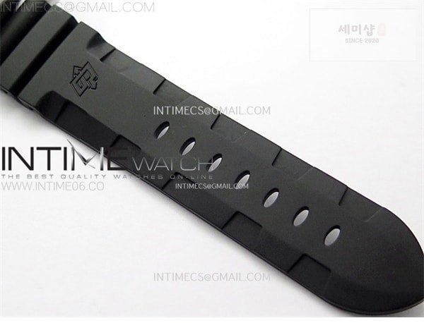 Panerai VS공장 파네라이 PAM1323 그레이다이얼 블랙러버스트랩 PAM1323 Y GMT VSF 1_1 Best Edition Dark Gray Dial on Black Rubber Strap P9011 시계 24번 이미지