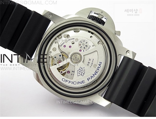 Panerai VS공장 파네라이 PAM1323 그레이다이얼 블랙러버스트랩 PAM1323 Y GMT VSF 1_1 Best Edition Dark Gray Dial on Black Rubber Strap P9011 시계 16번 이미지
