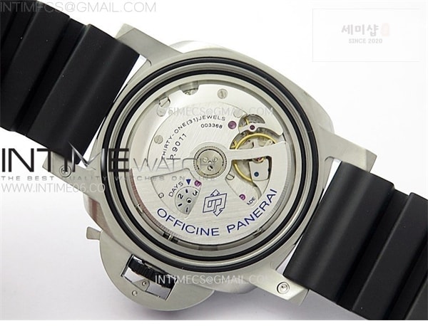 Panerai VS공장 파네라이 PAM1323 그레이다이얼 블랙러버스트랩 PAM1323 Y GMT VSF 1_1 Best Edition Dark Gray Dial on Black Rubber Strap P9011 시계 17번 이미지