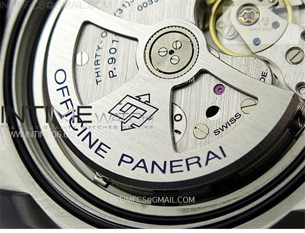 Panerai VS공장 파네라이 PAM1323 그레이다이얼 블랙러버스트랩 PAM1323 Y GMT VSF 1_1 Best Edition Dark Gray Dial on Black Rubber Strap P9011 시계 18번 이미지