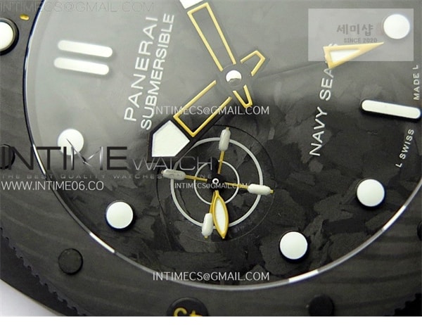 Panerai VS공장 파네라이 PAM1324 카보테크 카본다이얼 러버스트랩 PAM1324 Carbotech 44mm GMT VSF 1_1 Best Edition Carbon Dial on Black Rubber Strap P.9011 시계 6번 이미지