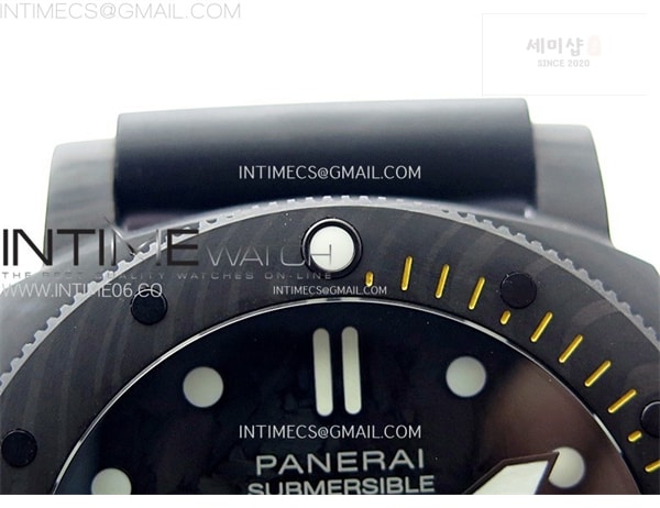 Panerai VS공장 파네라이 PAM1324 카보테크 카본다이얼 러버스트랩 PAM1324 Carbotech 44mm GMT VSF 1_1 Best Edition Carbon Dial on Black Rubber Strap P.9011 시계 7번 이미지