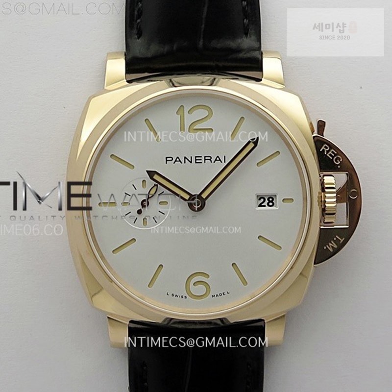 Panerai VS공장 파네라이 PAM1336 화이트다이얼 블랙버러스트랩 PAM1336 Y RG VSF 1_1 Best Edition White Dial on Black Leather Strap Asian P900 시계 1번 이미지