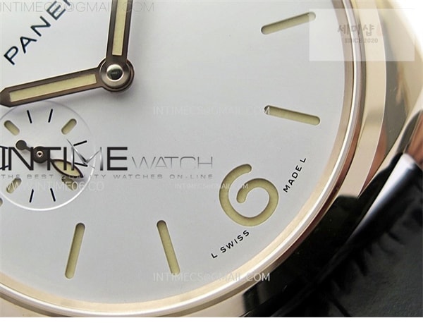 Panerai VS공장 파네라이 PAM1336 화이트다이얼 블랙버러스트랩 PAM1336 Y RG VSF 1_1 Best Edition White Dial on Black Leather Strap Asian P900 시계 18번 이미지