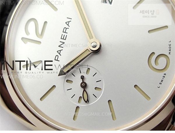 Panerai VS공장 파네라이 PAM1336 화이트다이얼 블랙버러스트랩 PAM1336 Y RG VSF 1_1 Best Edition White Dial on Black Leather Strap Asian P900 시계 4번 이미지