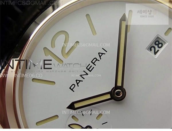 Panerai VS공장 파네라이 PAM1336 화이트다이얼 블랙버러스트랩 PAM1336 Y RG VSF 1_1 Best Edition White Dial on Black Leather Strap Asian P900 시계 5번 이미지