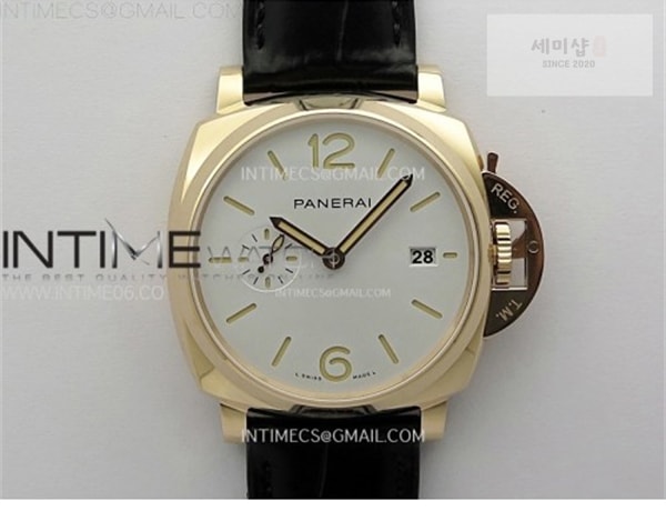 Panerai VS공장 파네라이 PAM1336 화이트다이얼 블랙버러스트랩 PAM1336 Y RG VSF 1_1 Best Edition White Dial on Black Leather Strap Asian P900 시계 15번 이미지