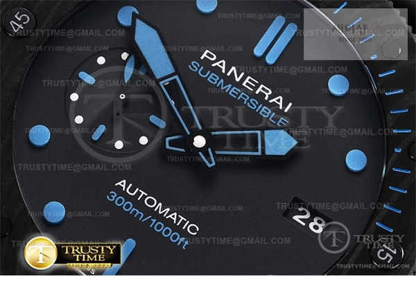 Panerai VS공장 파네라이 PAM1616 카보테크 블랙다이얼 러버스트랩 PAM1616 Carbotech Submersible 47mm CB_RU VSF P9000 시계 6번 이미지
