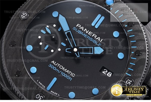 Panerai VS공장 파네라이 PAM1616 카보테크 블랙다이얼 러버스트랩 PAM1616 Carbotech Submersible 47mm CB_RU VSF P9000 시계 20번 이미지