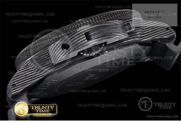 Panerai VS공장 파네라이 PAM1616 카보테크 블랙다이얼 러버스트랩 PAM1616 Carbotech Submersible 47mm CB_RU VSF P9000 시계 18번 이미지