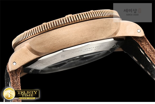 Panerai VS공장 파네라이 PAM382 브론조 그린다이얼 가죽스트랩 PAM382N Bronzo Submersible BR_LE Green VSF V2 Mod9000 시계 4번 이미지