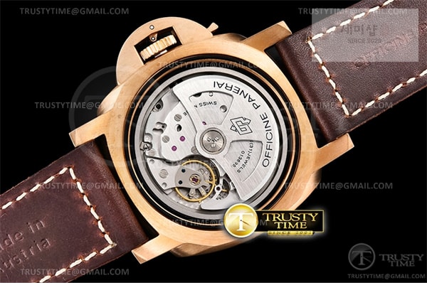 Panerai VS공장 파네라이 PAM968 브론조 브라운다이얼 가죽스트랩 PAM 968 Submersible Bronzo 47mm BR_LE Brn VSF Mod 9010 시계 14번 이미지
