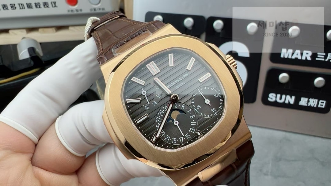 파텍필립 파텍필립 Nautilus Moon Phase Rose Gold 5712R-001 시계 6번 이미지