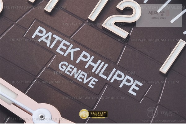 Patek Philippe 3K공장 아쿠아넛 로즈골드금통 브라운다이얼 러버스트랩 Aquanaut Ref.5167 RG_RU Brown_Num 3KF V3 A330 시계 26번 이미지