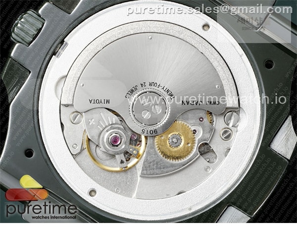 Patek Philippe AMG공장 파텍필립 노틸러스 5711 그린풀세라믹 티파니블루다이얼 그린러버스트랩 AET Nautilus 5711 Green Ceramic AMGF Best Edition Tiffany Blue Dial on Green Rubber Strap MIYOTA 9015 시계 11번 이미지