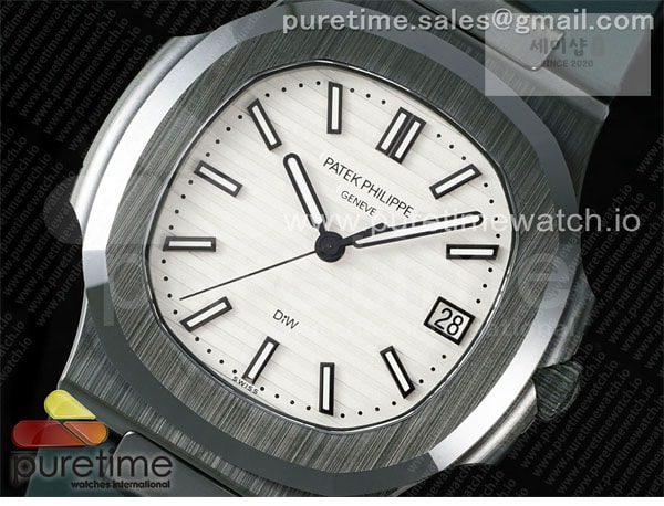 Patek Philippe AMG공장 파텍필립 노틸러스 5711 그린풀세라믹 화이트다이얼 그린러버스트랩 AET Nautilus 5711 Green Ceramic AMGF Best Edition White Dial on Green Rubber Strap MIYOTA 9015 시계 16번 이미지