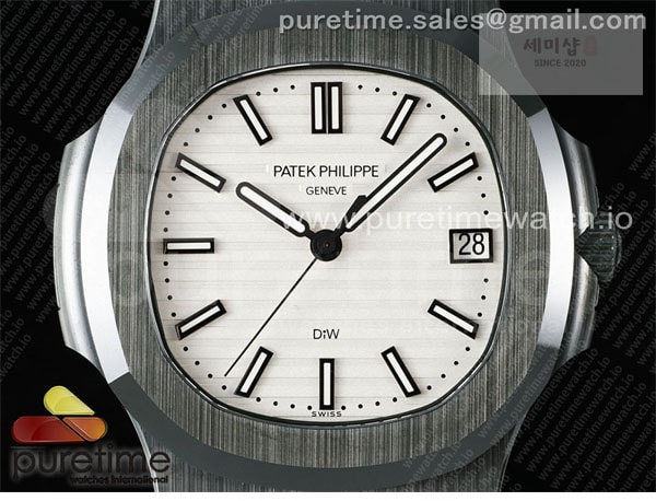 Patek Philippe AMG공장 파텍필립 노틸러스 5711 그린풀세라믹 화이트다이얼 그린러버스트랩 AET Nautilus 5711 Green Ceramic AMGF Best Edition White Dial on Green Rubber Strap MIYOTA 9015 시계 19번 이미지