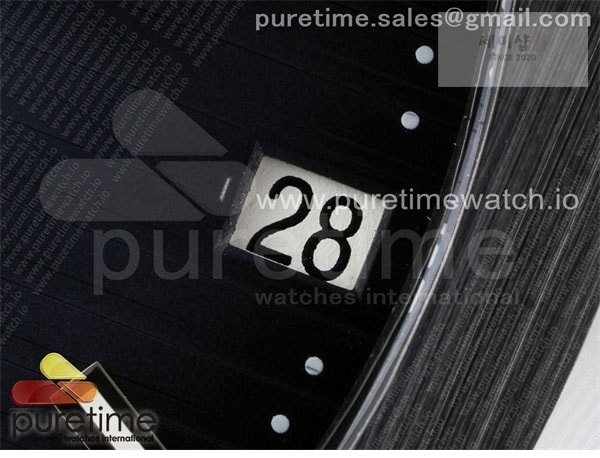 Patek Philippe AMG공장 파텍필립 노틸러스 5711 블랙풀세라믹 블루다이얼 블랙러버스트랩 AET Nautilus 5711 Black Ceramic AMGF Best Edition Blue Dial on Black Rubber Strap MIYOTA 9015 시계 4번 이미지