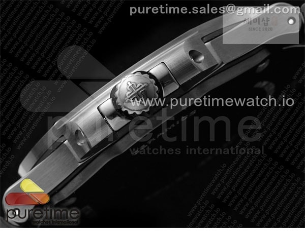 Patek Philippe AMG공장 파텍필립 노틸러스 5711 블랙풀세라믹 블루다이얼 블랙러버스트랩 AET Nautilus 5711 Black Ceramic AMGF Best Edition Blue Dial on Black Rubber Strap MIYOTA 9015 시계 7번 이미지