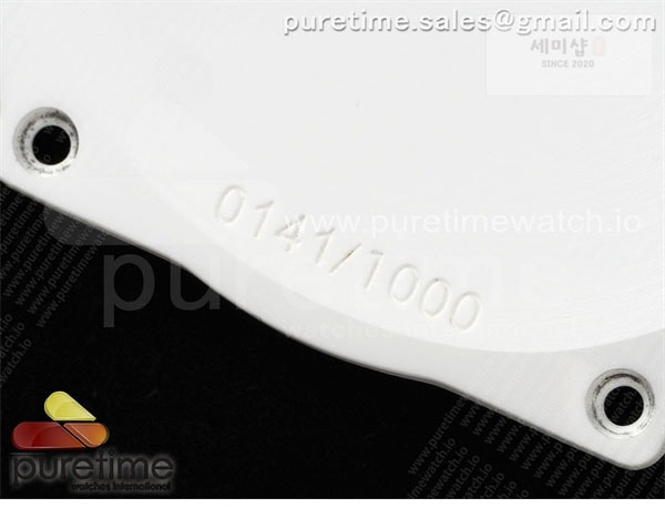 Patek Philippe AMG공장 파텍필립 노틸러스 5711 화이트풀세라믹 핑크다이얼 화이트러버스트랩 AET Nautilus 5711 White Ceramic AMGF Best Edition Pink Dial on White Rubber Strap MIYOTA 9015 시계 23번 이미지