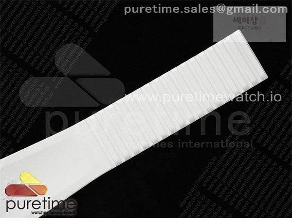 Patek Philippe AMG공장 파텍필립 노틸러스 5711 화이트풀세라믹 핑크다이얼 화이트러버스트랩 AET Nautilus 5711 White Ceramic AMGF Best Edition Pink Dial on White Rubber Strap MIYOTA 9015 시계 26번 이미지