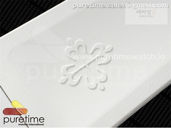 Patek Philippe AMG공장 파텍필립 노틸러스 5711 화이트풀세라믹 핑크다이얼 화이트러버스트랩 AET Nautilus 5711 White Ceramic AMGF Best Edition Pink Dial on White Rubber Strap MIYOTA 9015 시계 27번 이미지