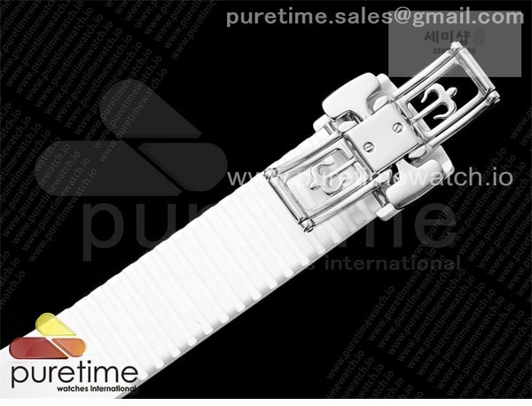 Patek Philippe AMG공장 파텍필립 노틸러스 5711 화이트풀세라믹 핑크다이얼 화이트러버스트랩 AET Nautilus 5711 White Ceramic AMGF Best Edition Pink Dial on White Rubber Strap MIYOTA 9015 시계 30번 이미지