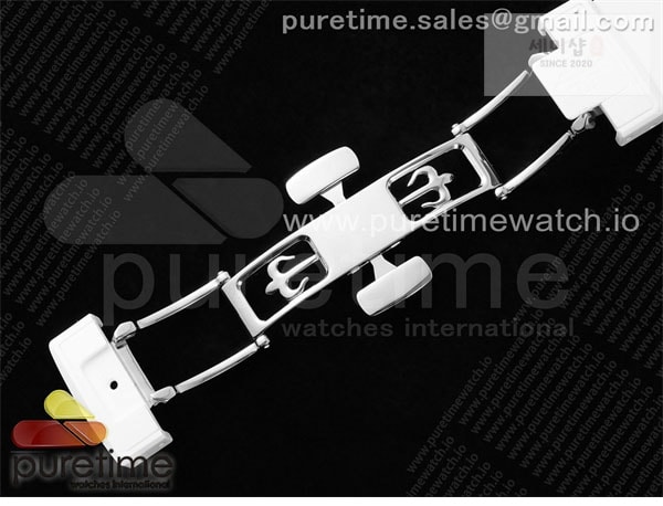 Patek Philippe AMG공장 파텍필립 노틸러스 5711 화이트풀세라믹 핑크다이얼 화이트러버스트랩 AET Nautilus 5711 White Ceramic AMGF Best Edition Pink Dial on White Rubber Strap MIYOTA 9015 시계 7번 이미지
