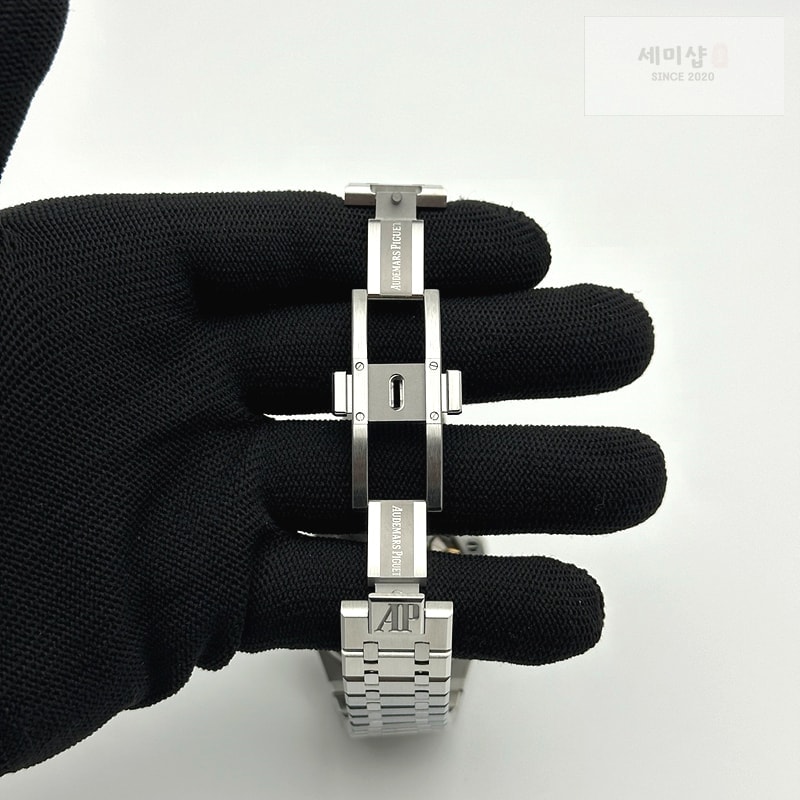 오데마피게 APS공장 오데마피게 로얄오크 15510 50주년기념판 화이트다이얼 브레이슬릿 Royal Oak 41mm 15510 "50th Anniversary" SS APSF 1:1 Best Edition White Dial on SS Bracelet SA4302 Super Clone 시계 7번 이미지