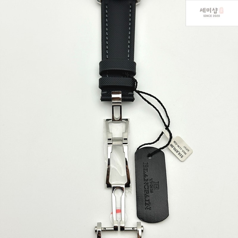 블랑팡 ZF공장 블랑팡 피프티패덤즈 티타늄 블랙다이얼 캔버스스트랩 FIFTY FATHOMS TITANIUM BLACK DIAL ON SAIL-CANVAS STRAP A1315 (FREE EXTRA STRAP) 시계 8번 이미지